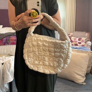 COS white nylon puff bag never worn